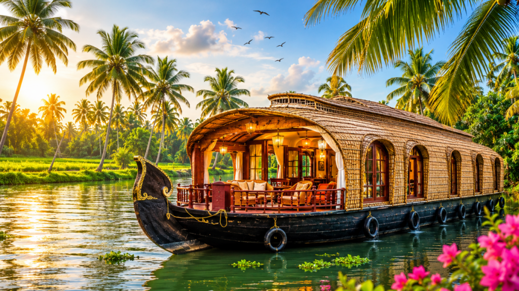 Kerala luxury houseboat
