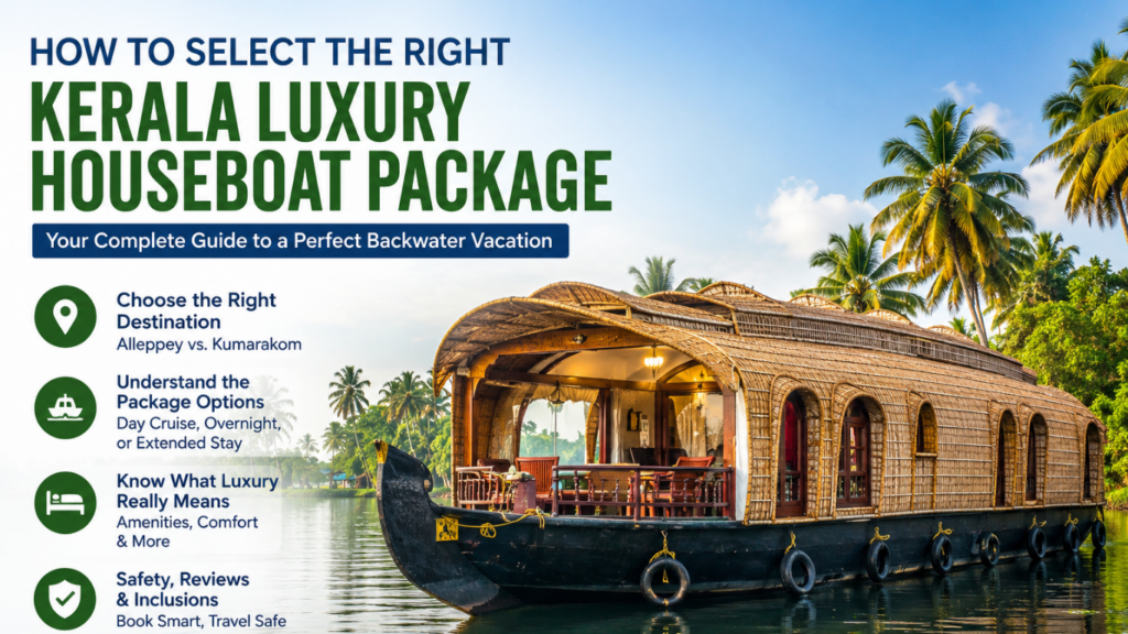 Kerala luxury houseboat