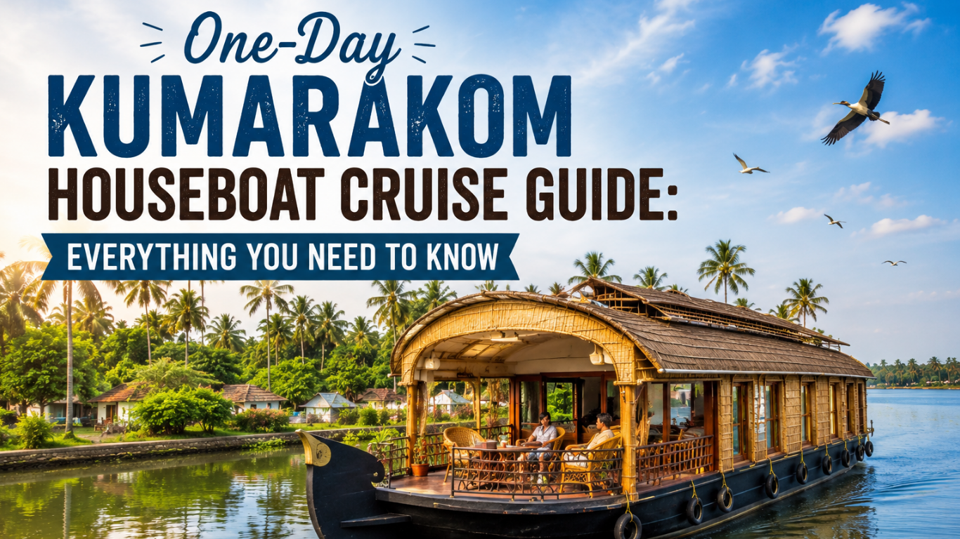 One-Day Kumarakom Houseboat Cruise