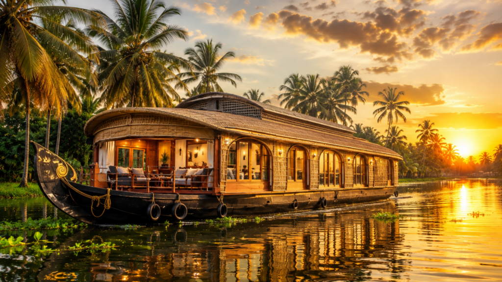 Kerala luxury boathouse